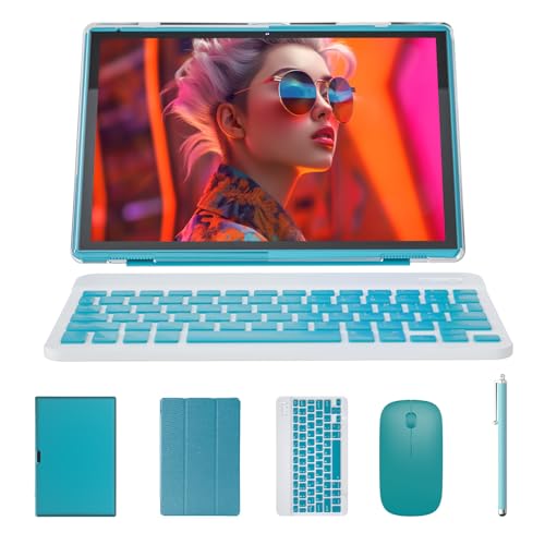 2 in 1 Tablet with Keyboard Case, 10 inch Android 14 Tablet, 6GB RAM+32GB ROM L501954