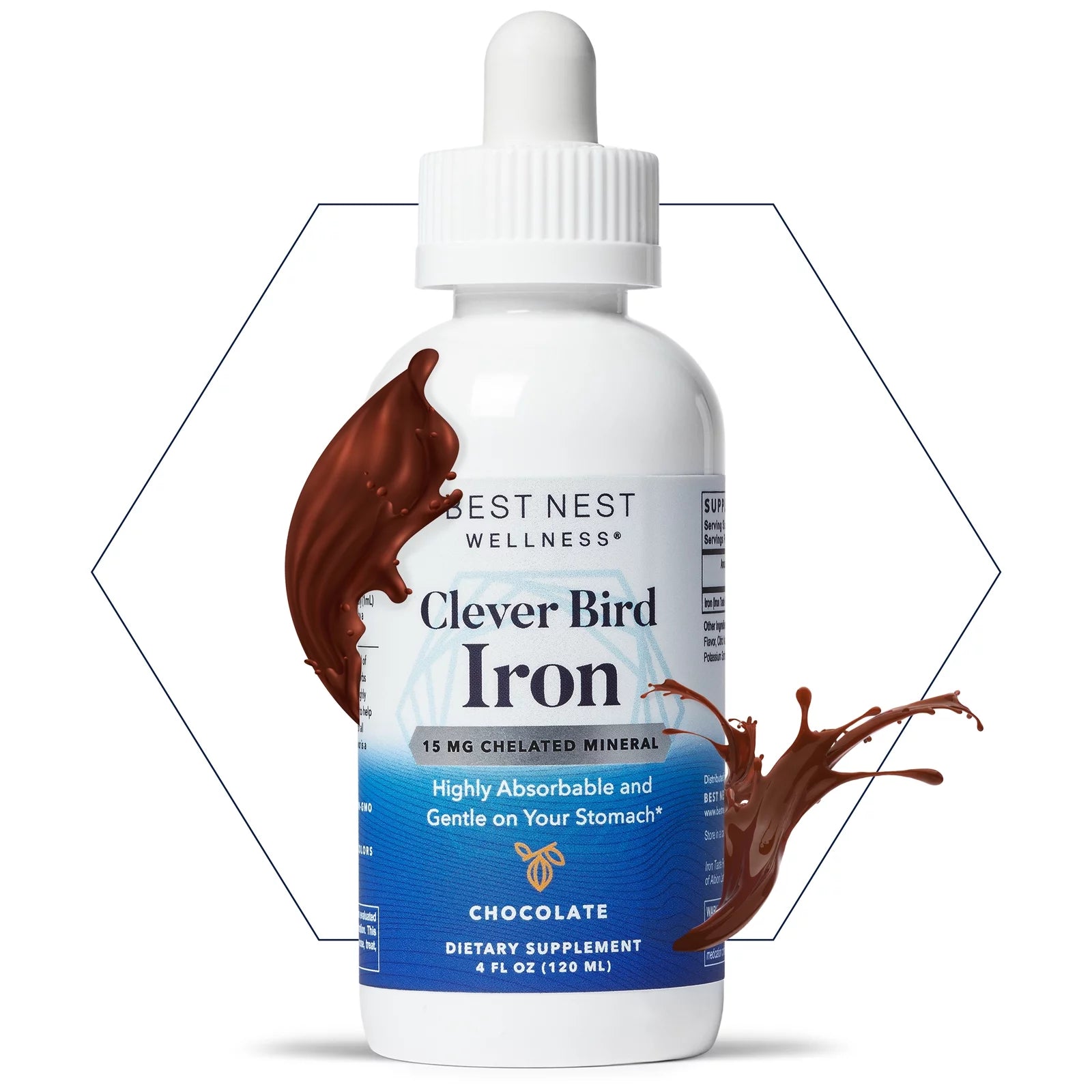 15mg per Serving 4 Oz Vegan Iron Drops I486745