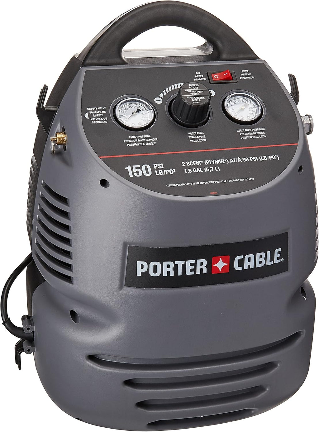 1.5 Gallon Oil-Free Air Compressor Kit with 25-Feet Hose R54557