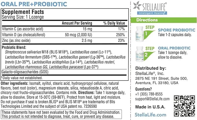 Probiotics Kit for Digestion and Dental Health W2555