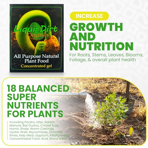 Natural Plant Food Fertilizer All-Purpose NPK Plant Care, 600 Gallons B86350