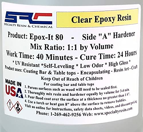 2 Gal Clear Epoxy Resin Kit Z876272