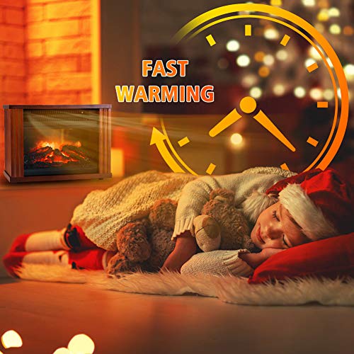 Electric Infrared Quartz Space Heater, 1500W, 3 Heat Settings, 12H Timer U988
