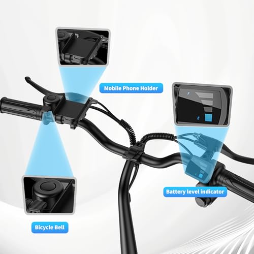 Electric Scooter with Seat, Foldable, 900W Peak Power, 20MPH, 28-Mile Range, Dual Disc Brakes, 330lbs Max Load O150997