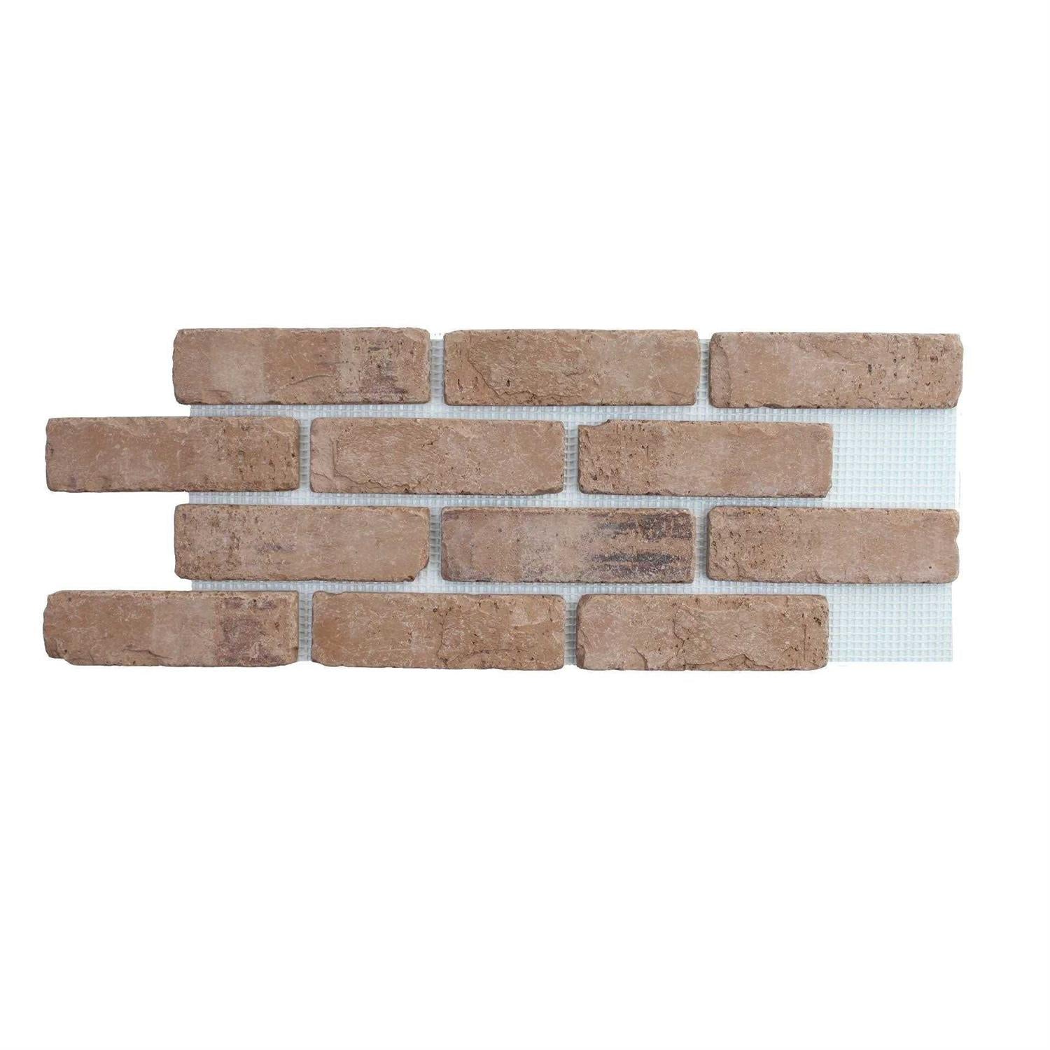 28 in. x 0.5 in. Brickwebb Thin Brick Sheets Z7232