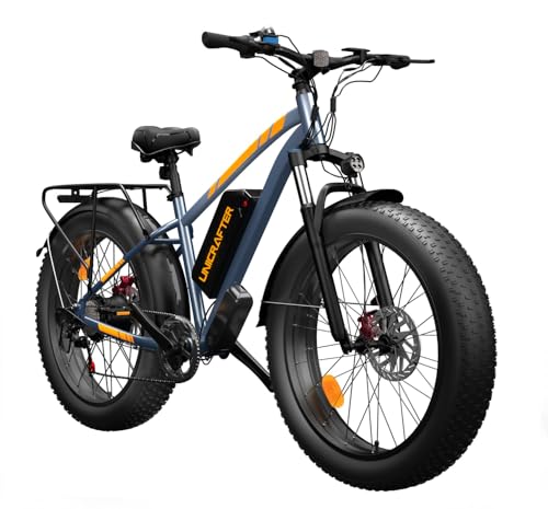 Peak 1000W Fat Tire Electric Bicycle 26" 7-Speed Hydraulic Disc Brake with 48V 18.2AH Removable Battery Q56292