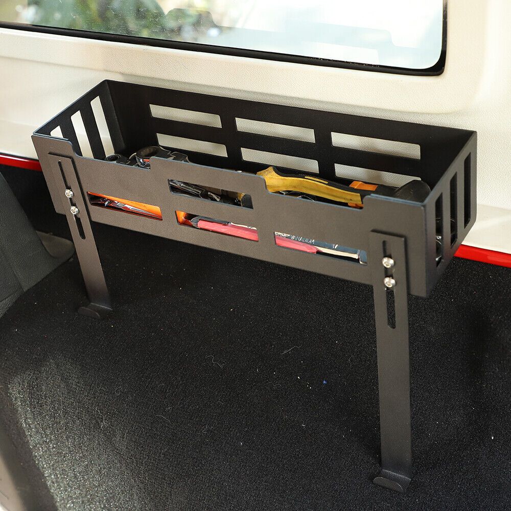 Rear Cargo Side Basket Rack Solid Metal Luggage Storage Carrier U18434