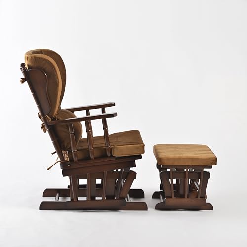 Pumpkin Glider Chair and Ottoman Set J5377