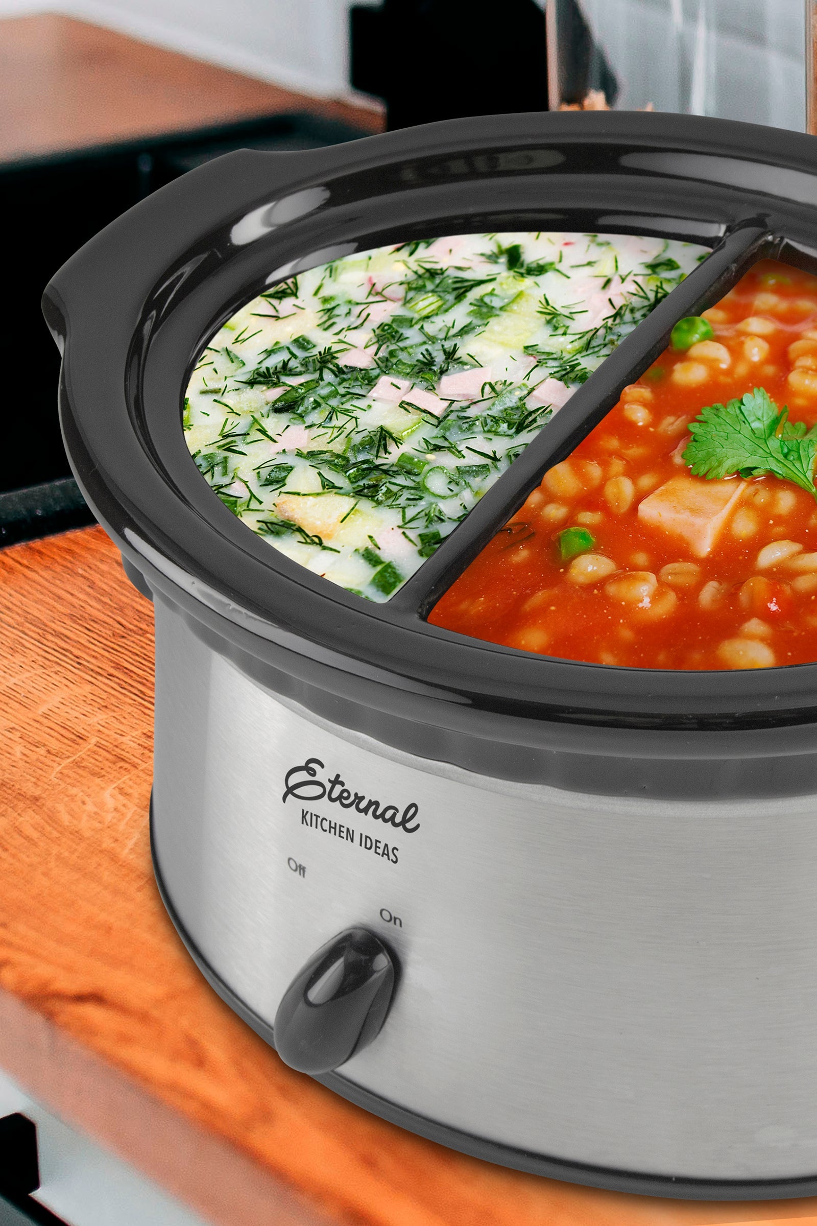 Dual Dip Warmer Slow Cooker T5268