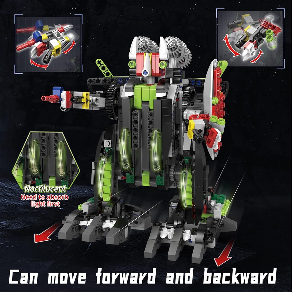 2 in1 Dinosaur Robot Building Kits D7110