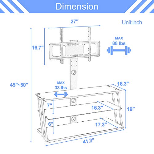 Universal Rolling Tv Stand with Mount R40253