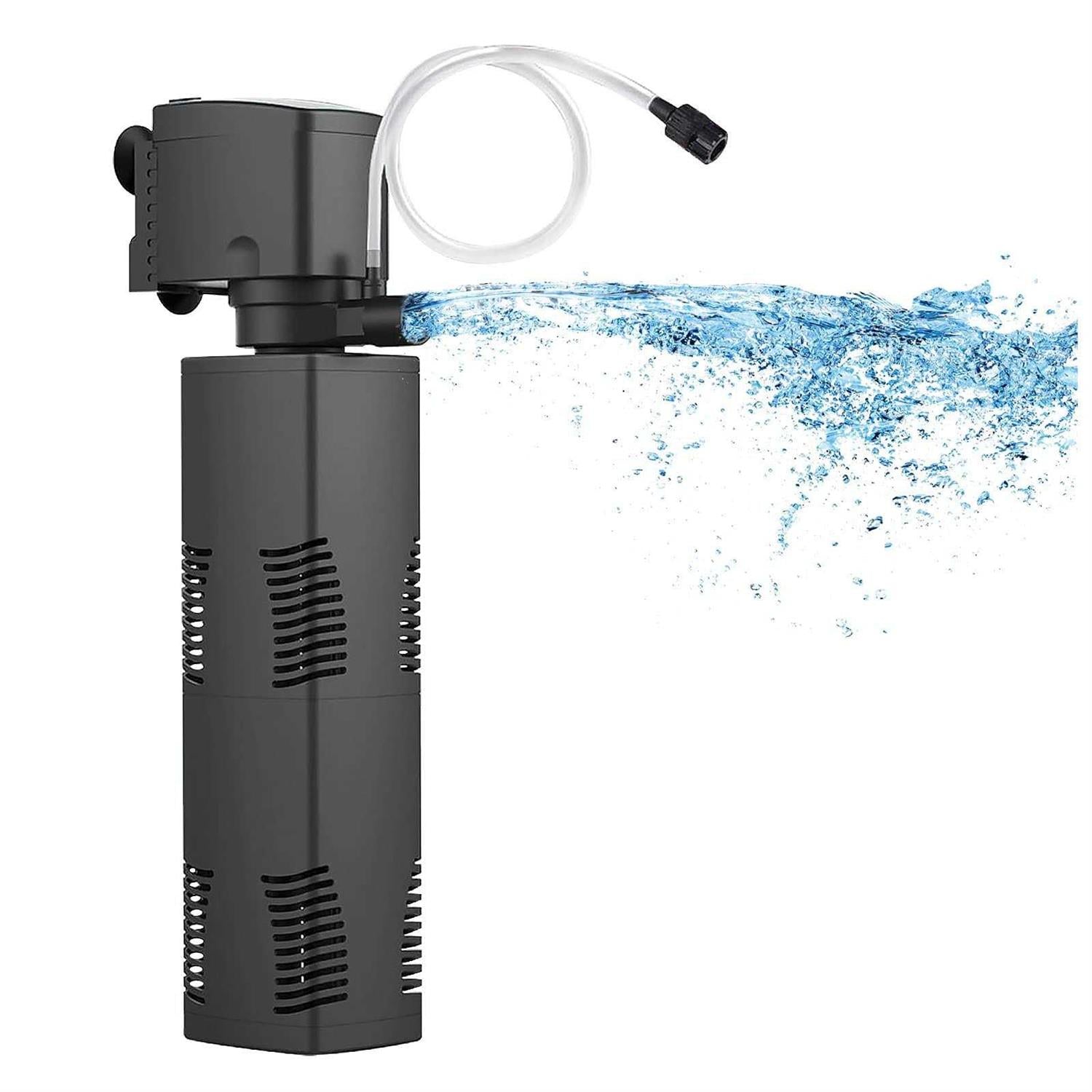 Crystal 300gph Biochemical Filtration Submersible Internal Fish Tank Filter X561121