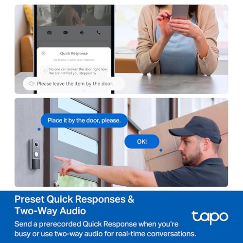 2K Smart Video Doorbell Camera with Chime V500622