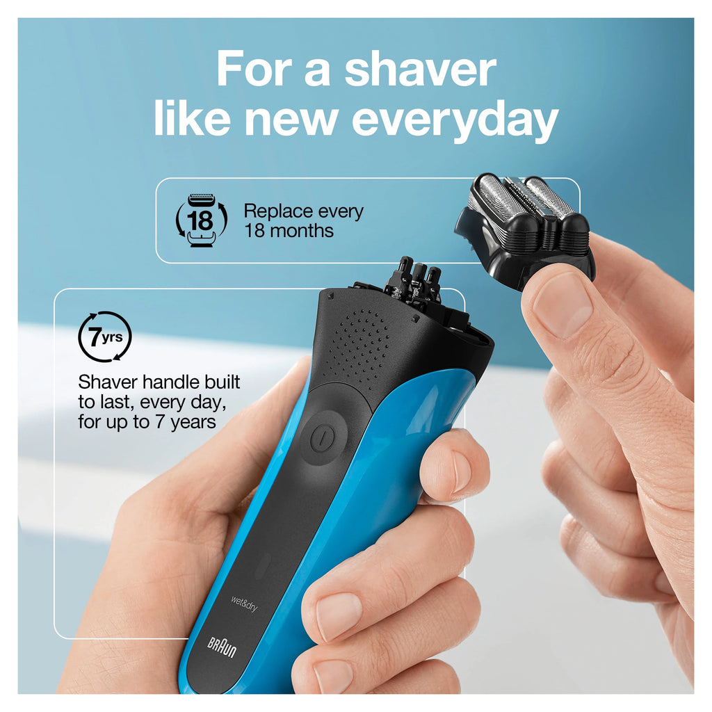 Rechargeable Wet Dry Electric Shaver M3881