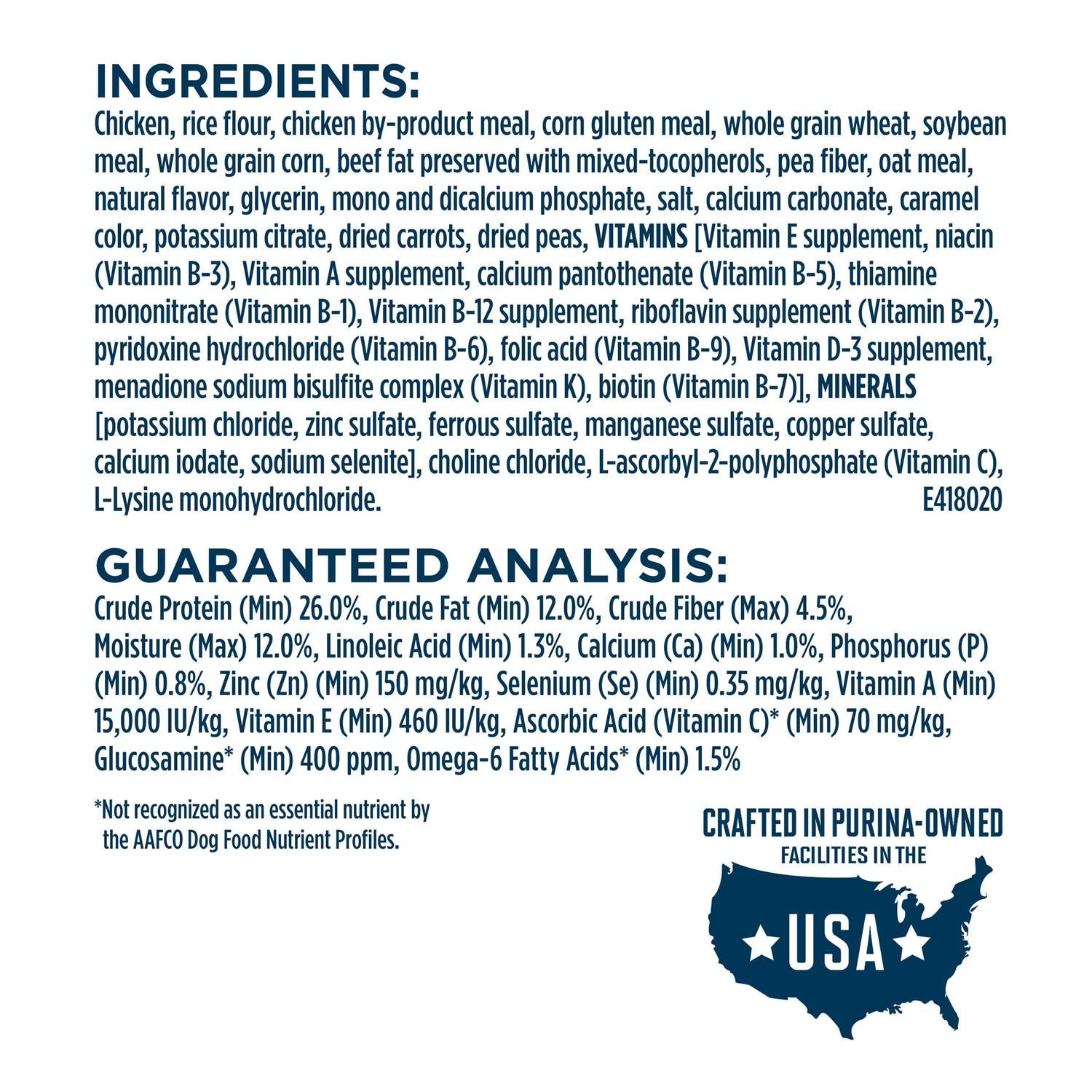 Natural Large Breed Adult Dry Dog Food T2058
