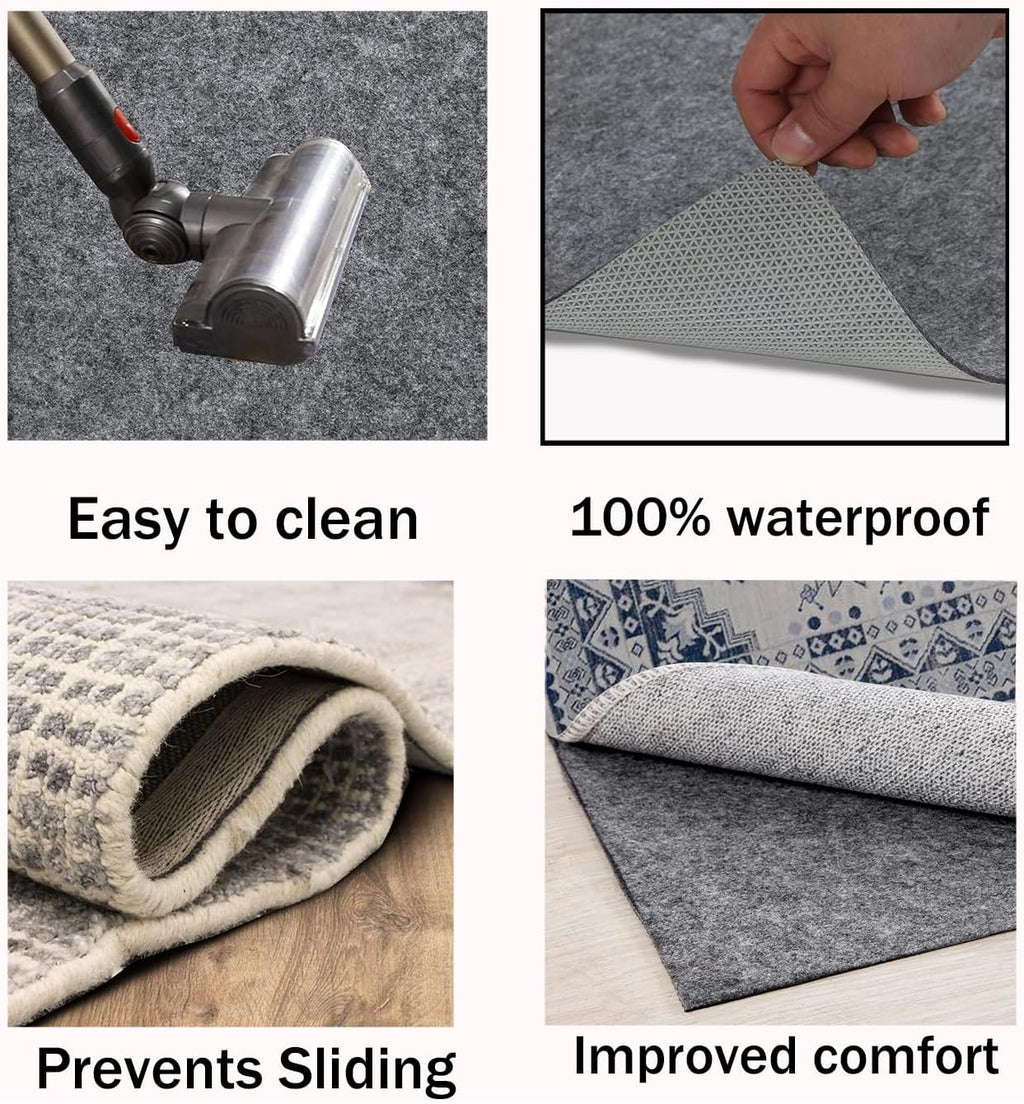 5x7 ft Non-Slip Waterproof Rug Pad W5834