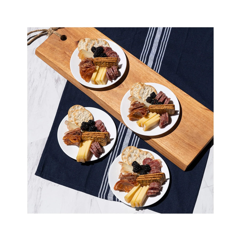 12-Piece White Round Dinnerware Set D680
