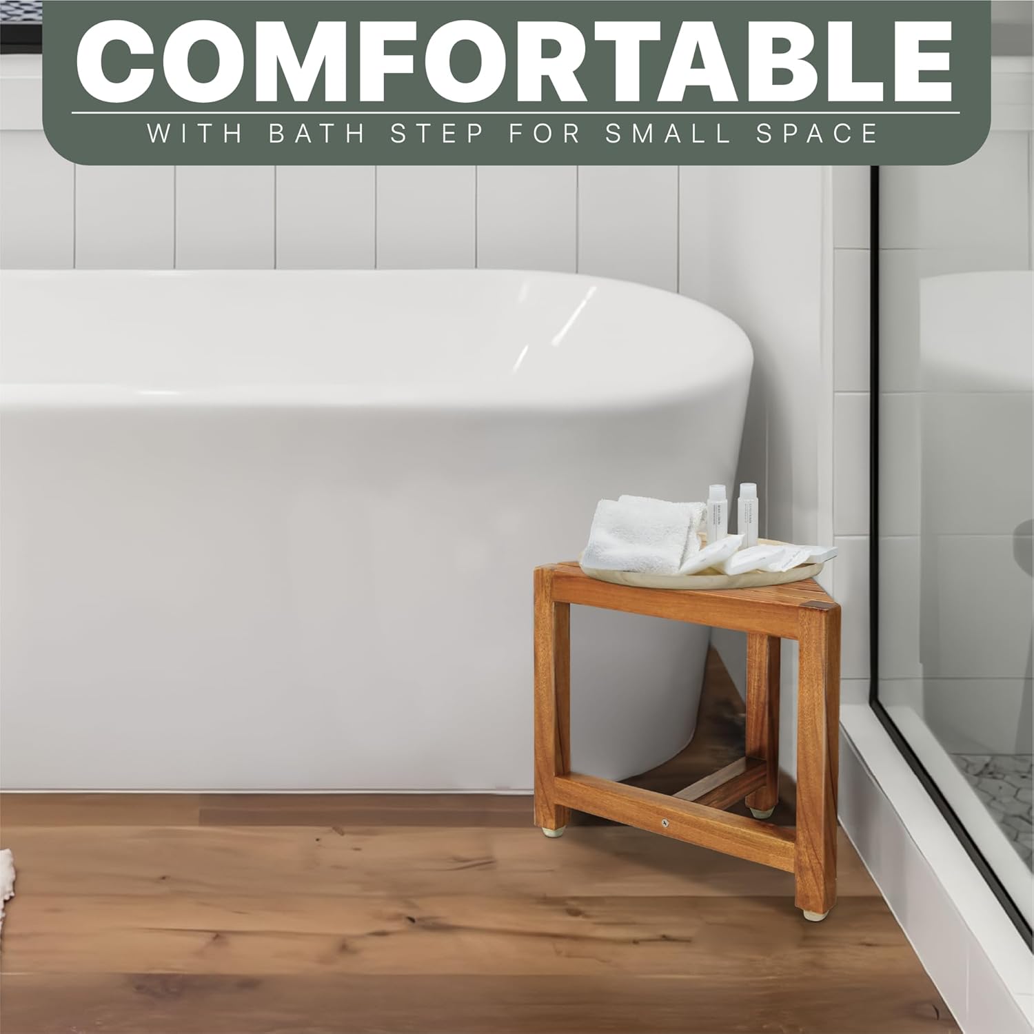 Corner Shower Stool L1591