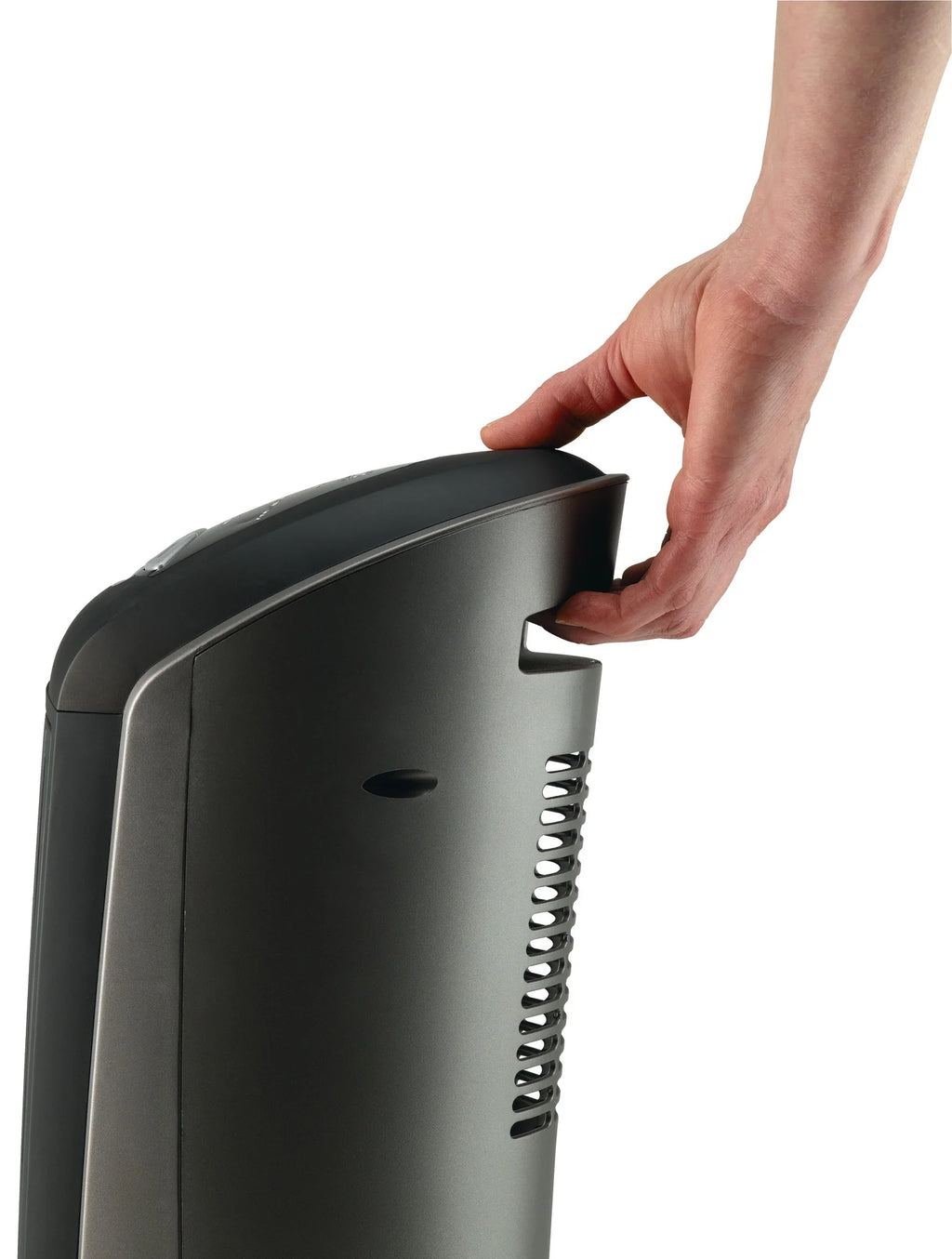 Black 1500W Oscillating Ceramic Tower Space Heater S22495