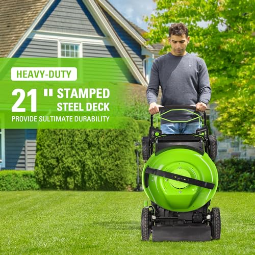 21-Inch 80V Self-Propelled Cordless Lawn Mower Z78910