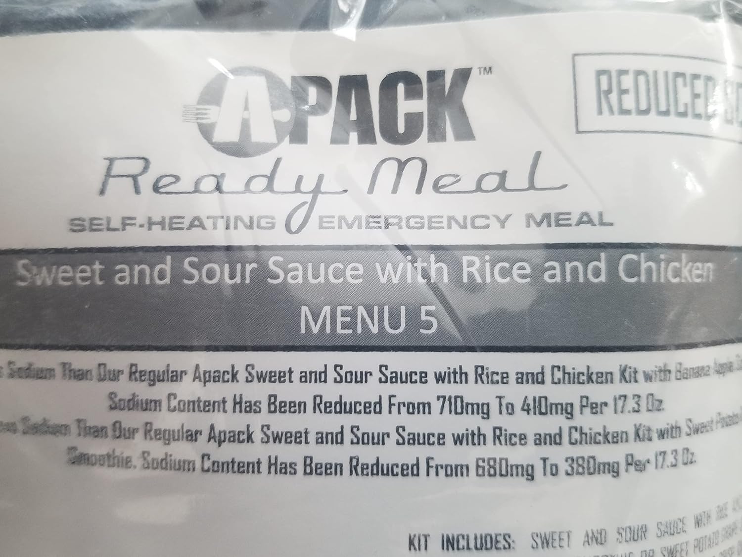 4 Cases of 12 entrees Self-Heating Full Meal E98451