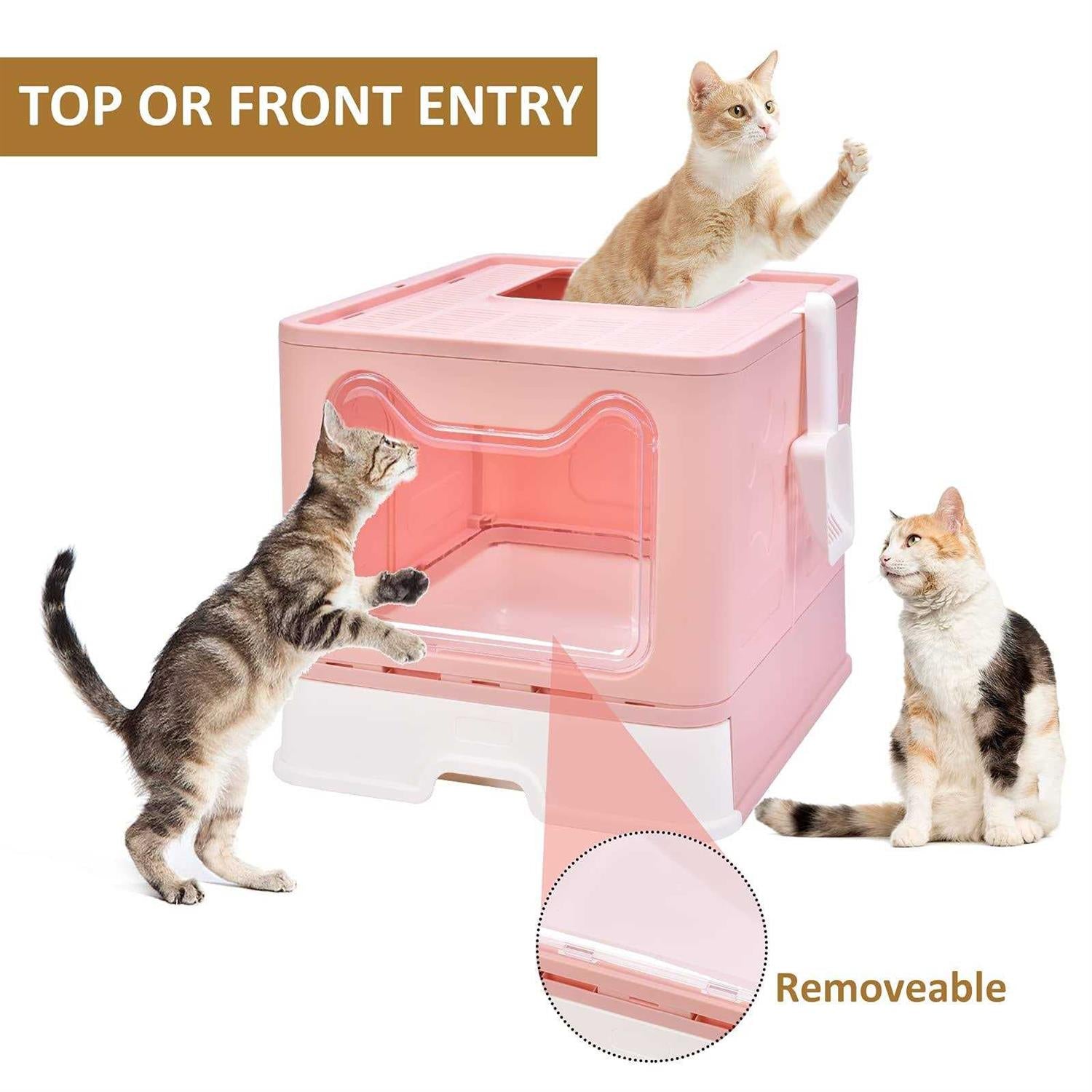 Enclosed Cat Litter Box with Lid S1392