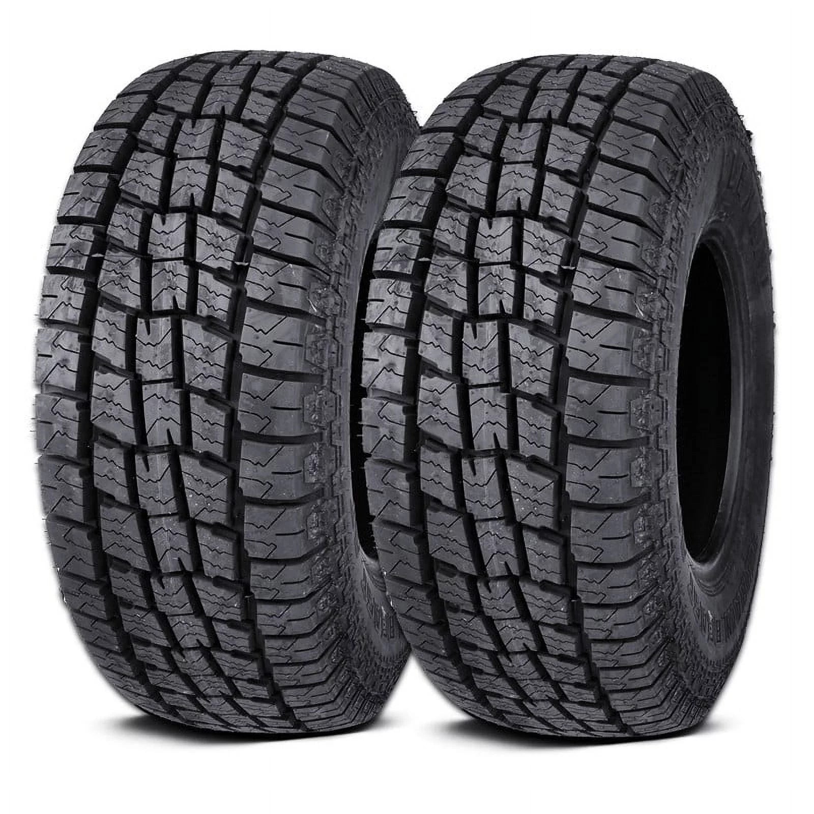 Pair of 2 All Terrain Truck Tires LT 245/75R16 10-PLY W605