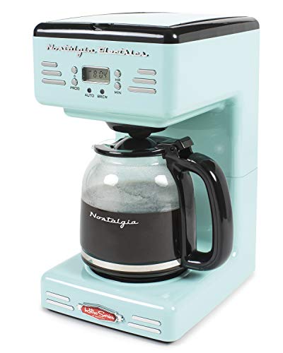 12-Cup Programmable Coffee Maker With LED Display, Aqua E687020