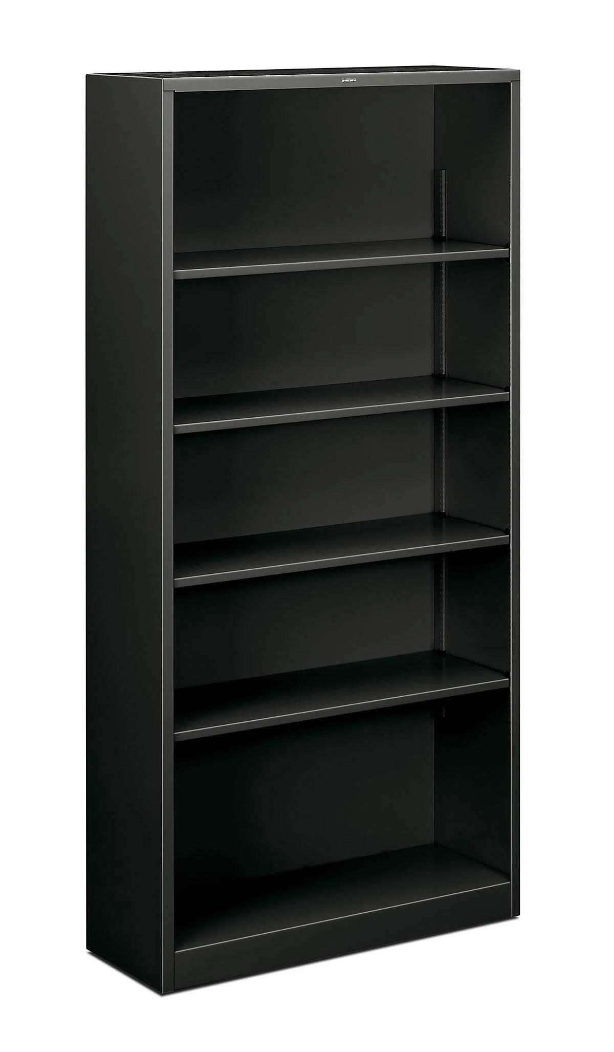 Charcoal 5-Shelf Metal Bookcase R4834