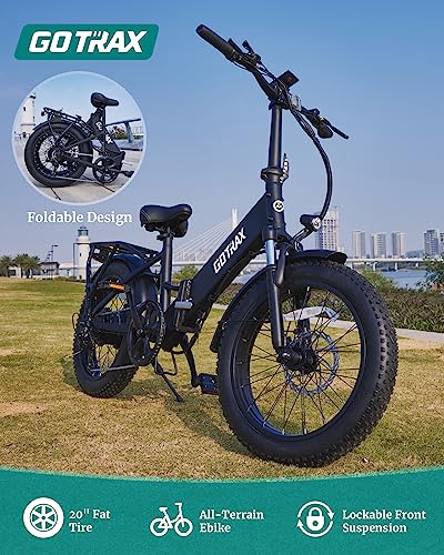 20" Folding Electric Bike with 48V Battery, 500W Motor, LCD Display R28659