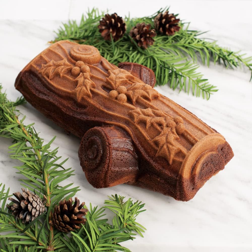 Silver Yule Log Pan H211