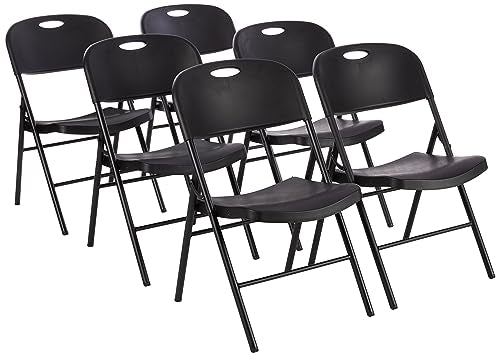 White 6-Pack Foldable Plastic Chair B250253