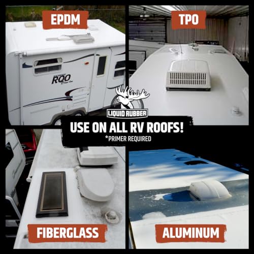 Brilliant White 1 Gallon RV Roof Coating W563489