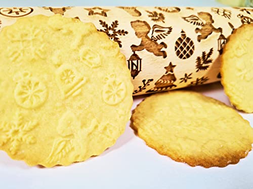 Embossing Rolling Pin U87704