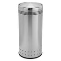 15 Gallon Swivel Lid Trash Can Stainless Steel A836