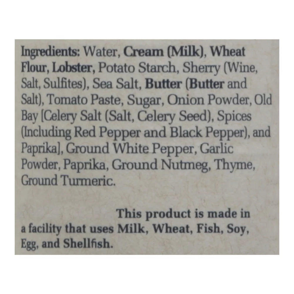 15 oz Lobster Bisque J5518