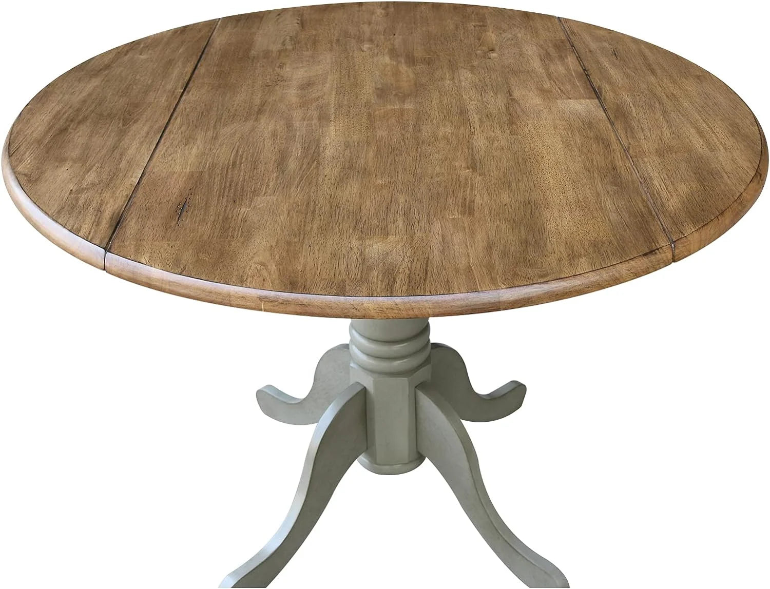 42 Drop Leaf Dining Table Distressed Hickory U3249