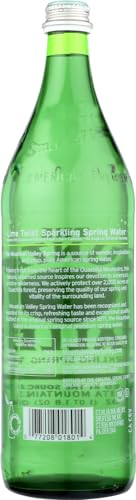 1 Liter Sparkling Water in Glass Bottle (Pack of 12) D9301