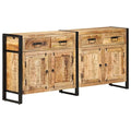 Solid Mango Wood Sideboard with Drawers and Compartments M1090
