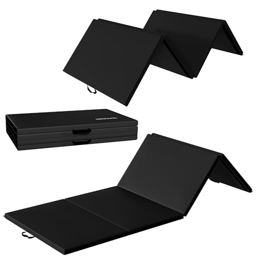 2" Thick Folding Gymnastics Mat with Carrying Handles M2490