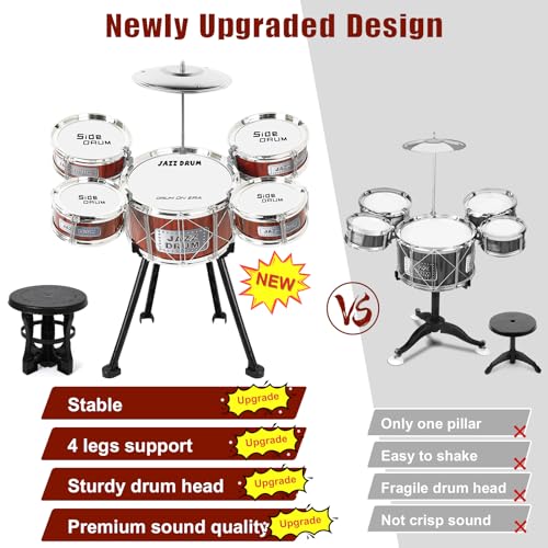 8PCS Toddler Drum Set H303