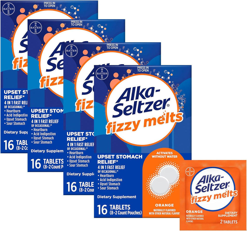 Orange Flavor 64 Count Antacid Tablets C3515