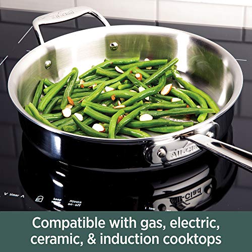 14 Piece 5-Ply Brushed Stainless Steel Cookware Set A857