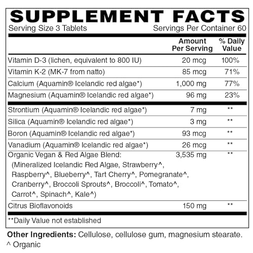 90 Tablets Algae Based Calcium 1,000 mg Y894682