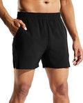 Men's 5 Inch Running Athletic Shorts with Pockets Quick Dry Lightweight Elastic Waist P1713