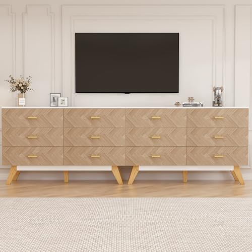 Rustic Brown Wooden 6 Drawer Dresser N270152