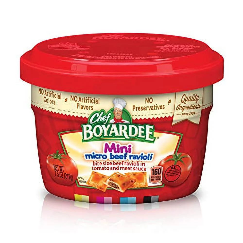 7.5 Ounce Pack of 12 Mini Ravioli & Meatballs F23466