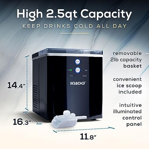 Stainless Steel Electric Countertop Ice Maker Machine Z469