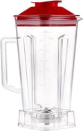 64 OZ Blender Pitcher with Red Lid A64298