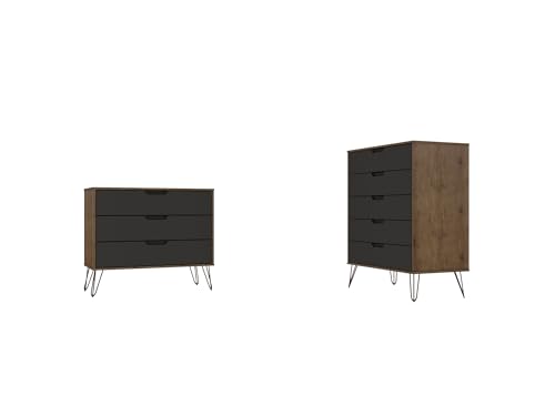 Grey 3-Drawer Bedroom Dresser Set Z88759